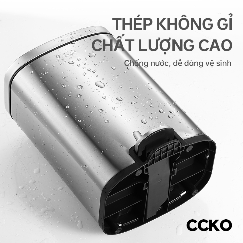 Thùng rác inox có nắp