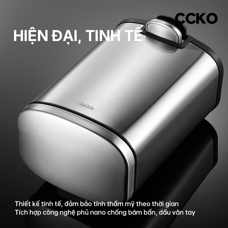 Thùng rác inox có nắp