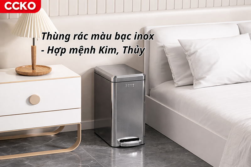 Chọn màu sắc thùng rác theo bản mệnh phong thủy