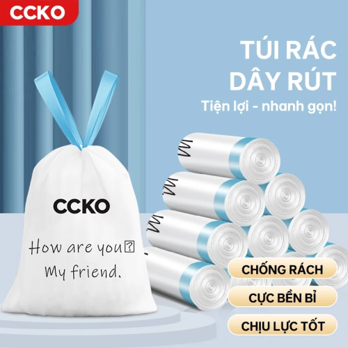 Túi đựng rác có dây rút, túi rác, túi đựng rác, túi đựng rác thông minh, túi rác thông minh